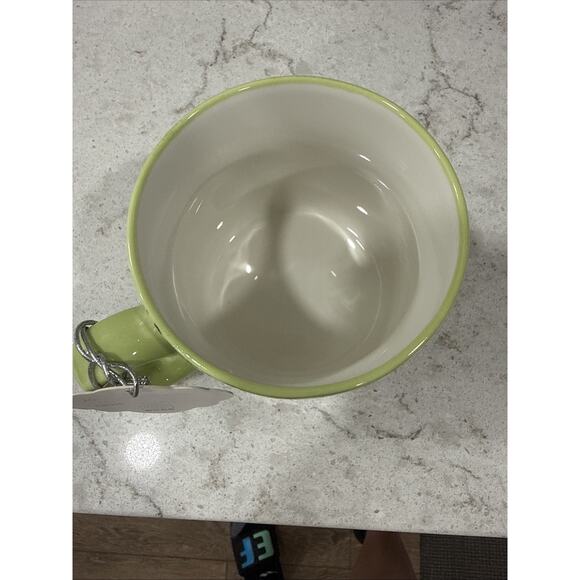 CACTUS PLANTS 10 Strawberry Street Bella Mug GREEN Wild Floral - Picture 5 of 6